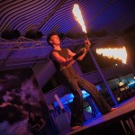 Огненное шоу, Fire-show в помещении