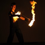 Огненное шоу, Fire-show в помещении