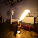 Fire-show на вечеринке «Мама я в Дубае» в клубе Indigo