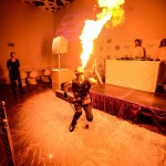 Fire-show на вечеринке «Мама я в Дубае» в клубе Indigo